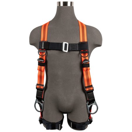 SAFEWAZE Full Body Harness, Vest Style, Universal FS99281-E